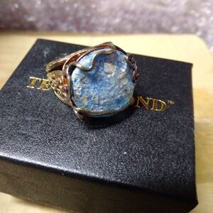 Technibond Blue Stone Ring